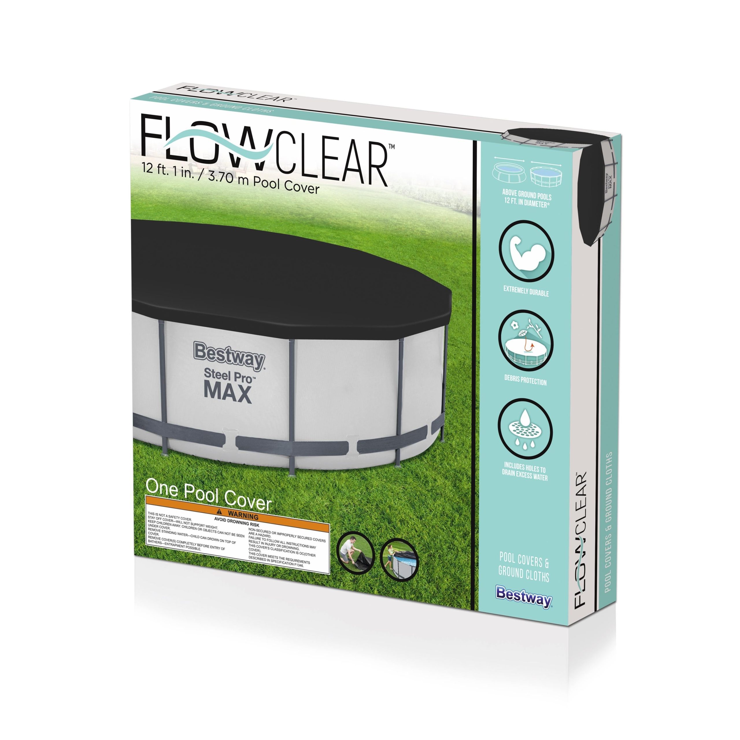 Flowclear 12' Pool Cover - Image 3