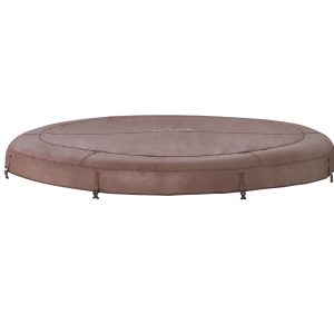 SaluSpa Taos AirJet Hot Tub Top Leatheroid Cover Replacement. Brown